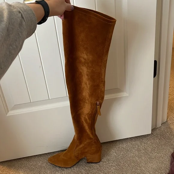 Goodnight Macaroon Shoes Goodnight Macaroon Tan Over The Knee - Main Image